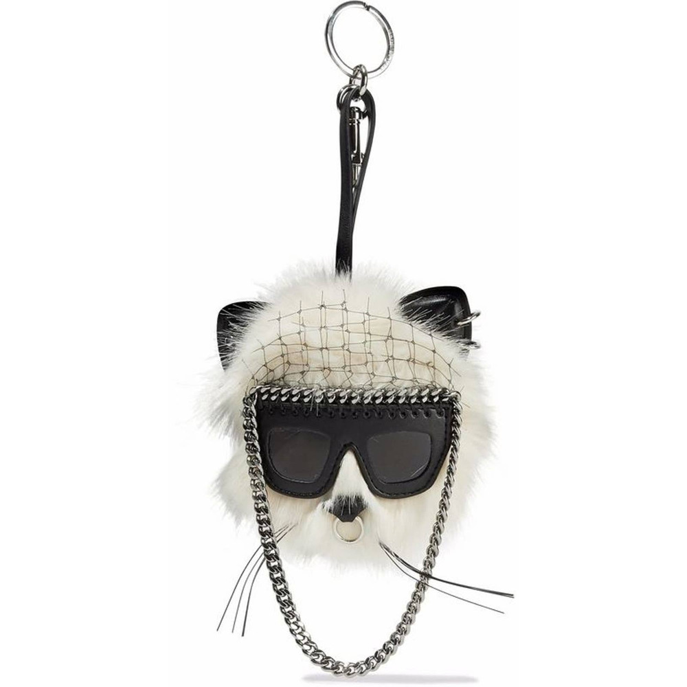 STELLA MCCARTNEY Keychain Italy Alter Fur Cat Women's NWT $470